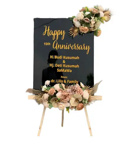 Papan Bunga Akrilik Fiditan